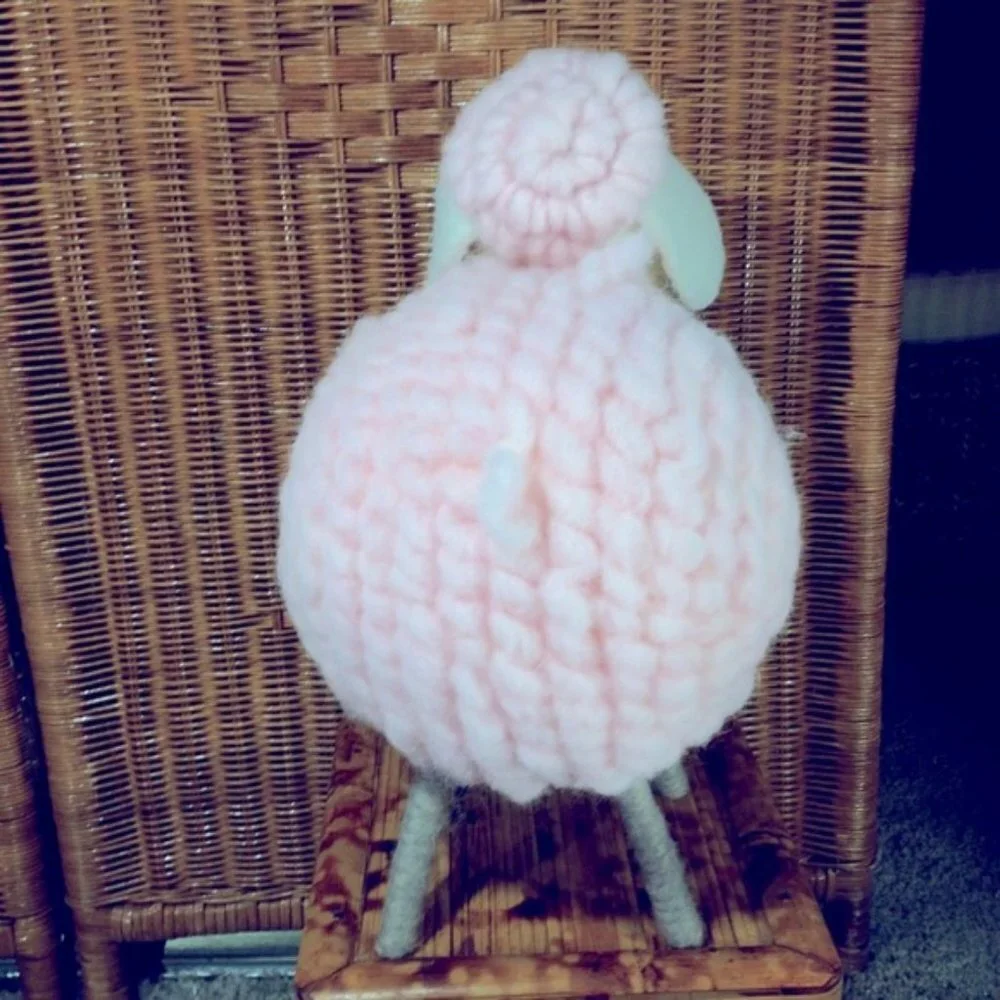 Cotton And Co sheep lamb Plush toy pink